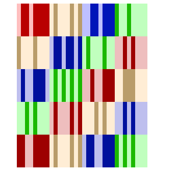 Fig. 2: Image of the same pixelated text, but stretched 8 times, to show the nametables