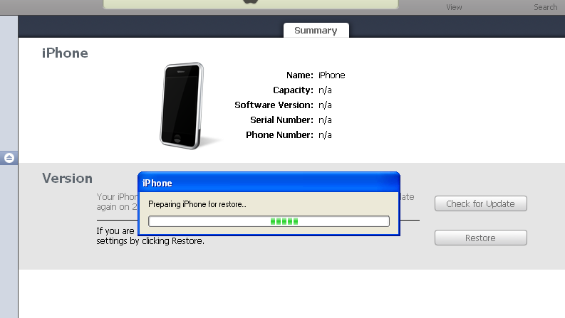 iPod touch pretending to be an iPhone